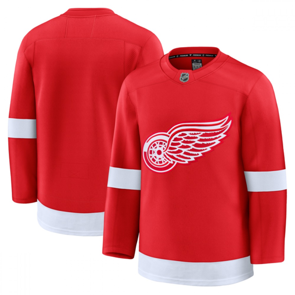 Detroit Red Wings Home Premium Jersey - Red-Pro Kit Vault | Brand New 26/27 Sports Jerseys
